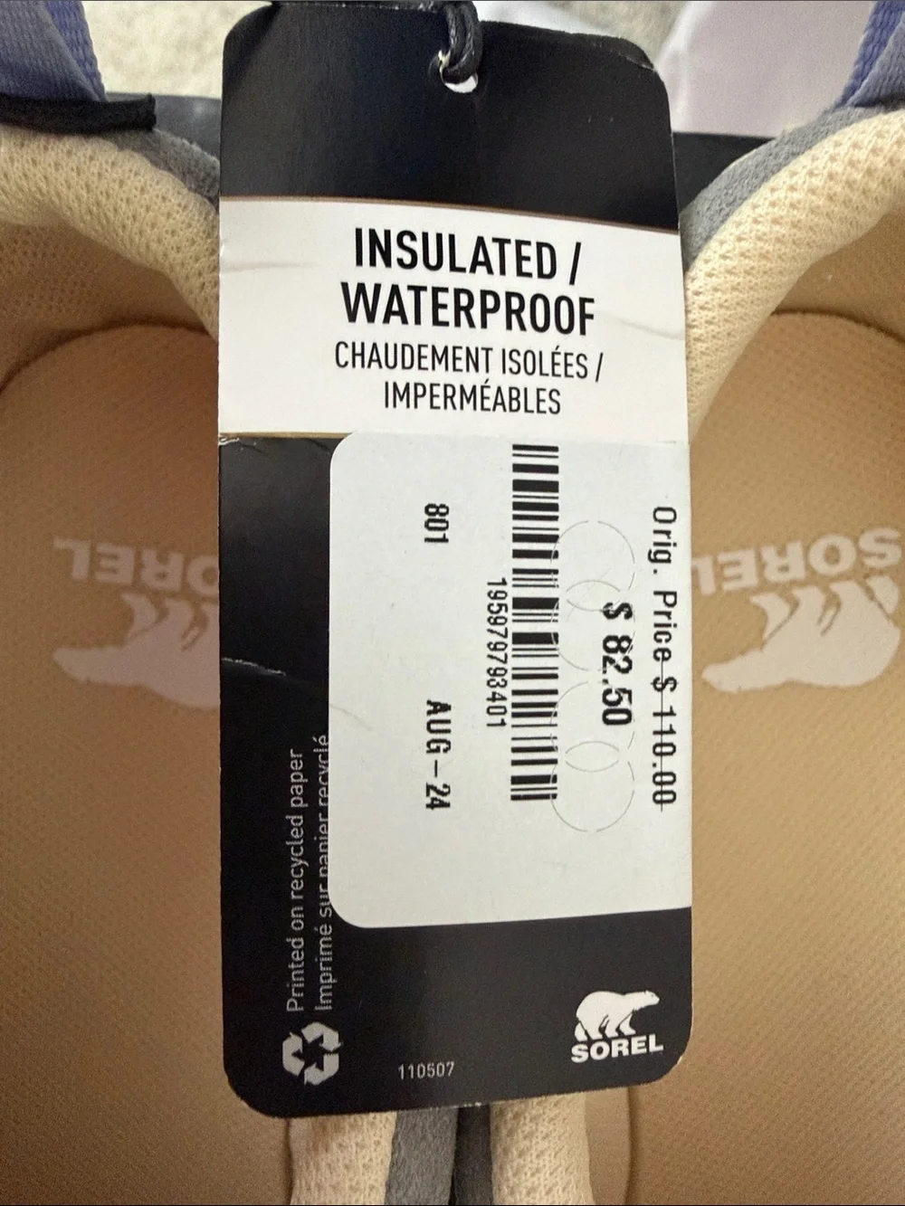 Sorel Suede Slip-On Insulated Waterproof Chunky Traction Sneaker Pastel Colors 9